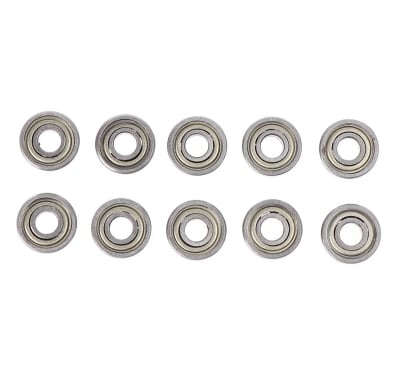 Picture of 10pcs deep groove spherical carbon steel miniature bearings 695ZZ Sunlight Mall