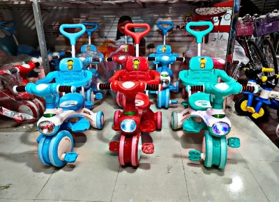 Picture of China Tricycle Complete 9M - Pink/Blue/Red/Purple Tricycle For Baby Kids Music & light  Cash On Delivery Available