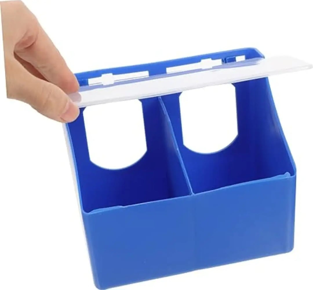 Picture of Pigeon Hanging Food Box Small Bird Cup Household Quail Feeder Bird Accessories Bird Food Trough Chicken Drinker Cups Pigeon Feeding Supplies Pigeon Supplies Plastic Multifunction