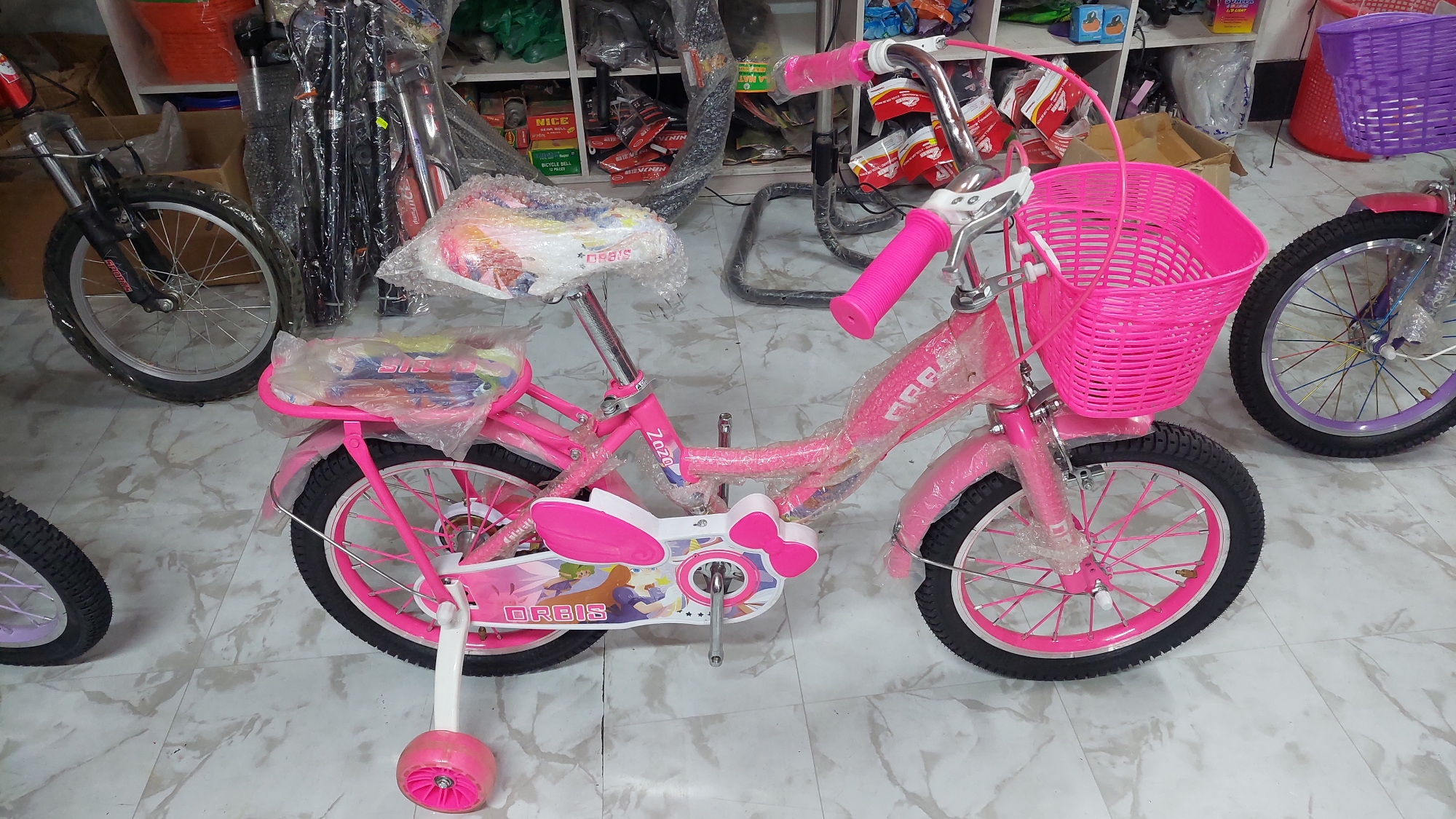 Picture of Phoenix Bicycle For Girls Kids Bicycle Phoenix 16" Baby Bycycle For Ladies - Gift A Stylish And Fun Bicycle For Kids  Cash On Delivery Available