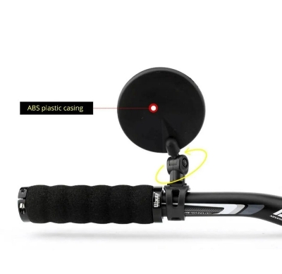 Picture of Original China Cycle 360 Mirror. High Quality Cycle Rear-viewer Mirror. Made In China (360 Oval Mirror)