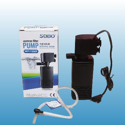 Picture of SOBO (WP-1000F to WP-3200F) 15W Internal/Underwater Water Filter Pump + Oxygen/Air Pusher - Mechanical & Biological Filtration For Salt Water & Fresh Water Aquariums