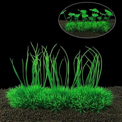 Picture of Simulation Artificial Plants Tree Aquarium Decor Water Weeds Ornament Plant Fish Tank Aquarium Grass 10-15 inches Decoration