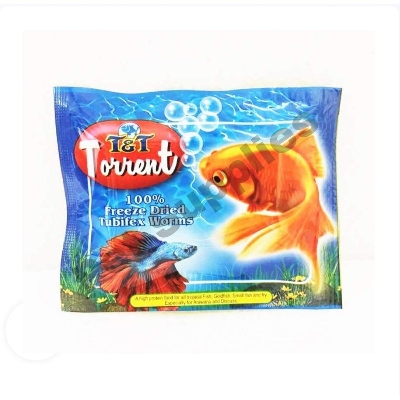 Picture of T&T TUBIFEX Worms 10GM Natural Freeze DIRED Worms 1pcs