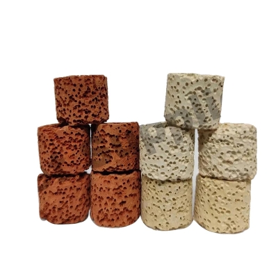 Picture of Mix Ceramic Ring (5pcs White & 5pcs Red) For Aquarium Fish Tank & Other Fish Perming