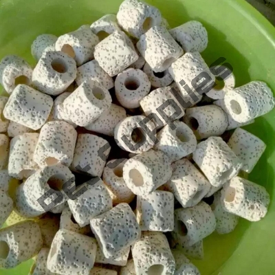 Picture of Ceramic Rings For Fish Tank Filter Bacteria Bio Filter Off white 250 gram