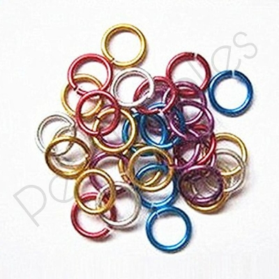 Picture of 100 pcs 8mm Round Shape Bird & Pigeon Foot Ring Pigeon Rings Pigeon Leg Bands Multicolor