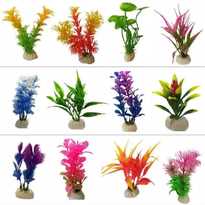 Picture of 10 pcs Artificial Tree For Aquarium Decoration Made in China