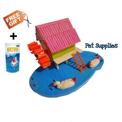 Picture of Aquarium Decoration Toy For Fish Playing  ( Farm House)