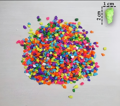 Picture of Aquarium colorful stones mixed for decoration 250g