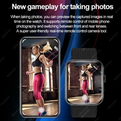 Picture of HK9 Pro Max+ Gen4 AMOLED Smart Watch Men Women Chat GPT Photo Album Smartwatch Heart Rate NFC Compass Bluetooth Call Sport Watch