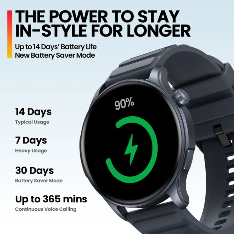 Picture of Zeblaze Btalk 3 Pro Smart Watch Amoled Display Slim & Light Design 24H Heart Rate Hi-Fi Bluetooth Phone Calls Ultra-long 14 day Battery Life