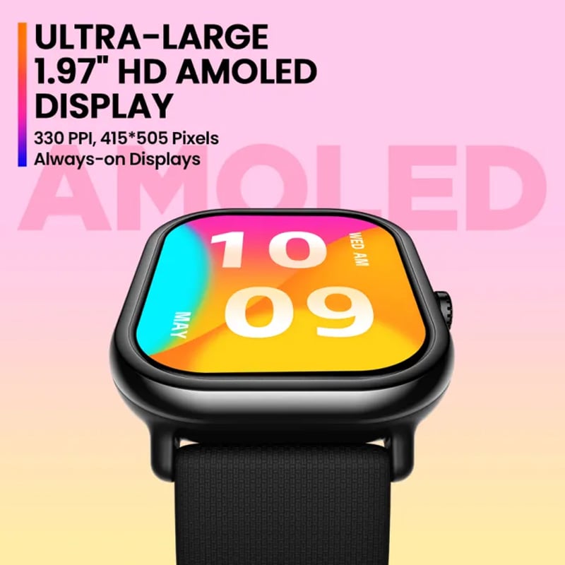 Picture of New Zeblaze GTS 3 Pro Voice Calling Smart Watch Ultra-big HD AMOLED Screen Health and Fitness Tracking Smartwatch for Men Women