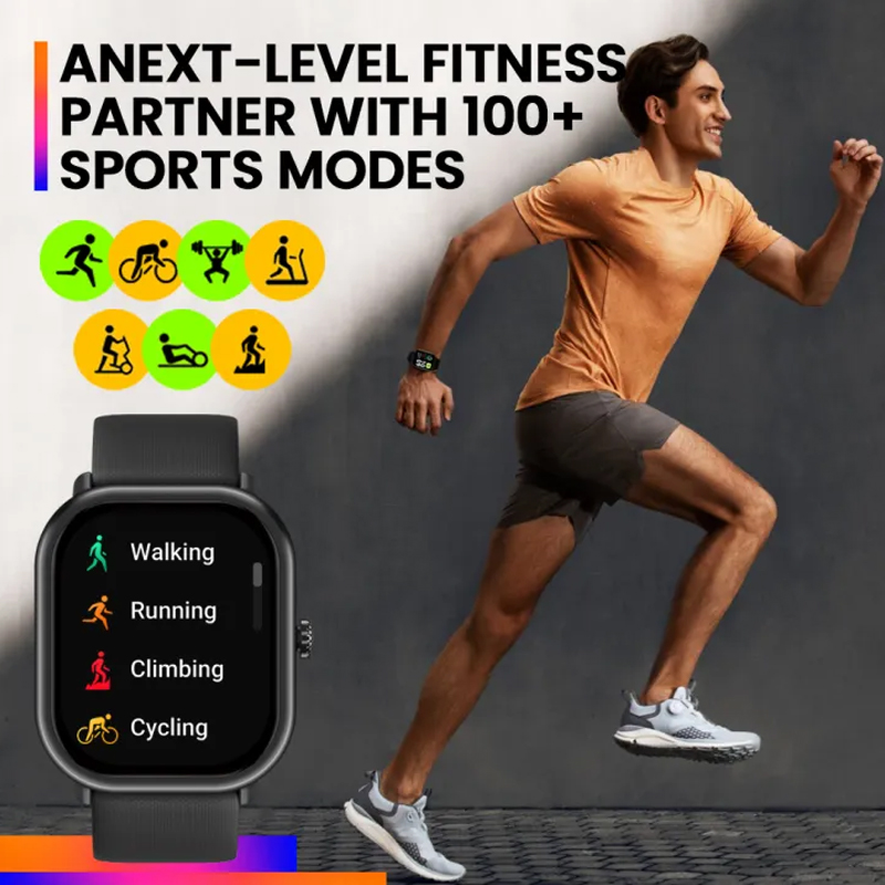 Picture of New Zeblaze GTS 3 Pro Voice Calling Smart Watch Ultra-big HD AMOLED Screen Health and Fitness Tracking Smartwatch for Men Women
