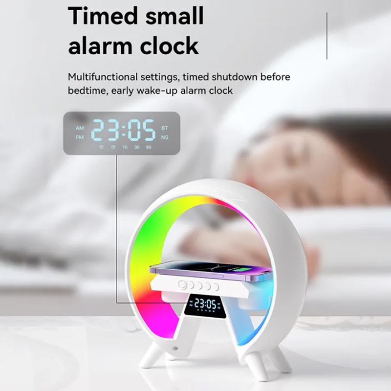 Picture of HM-G6 Speakers with 15W wireless charging Speaker night light Speaker Wireless Charger
