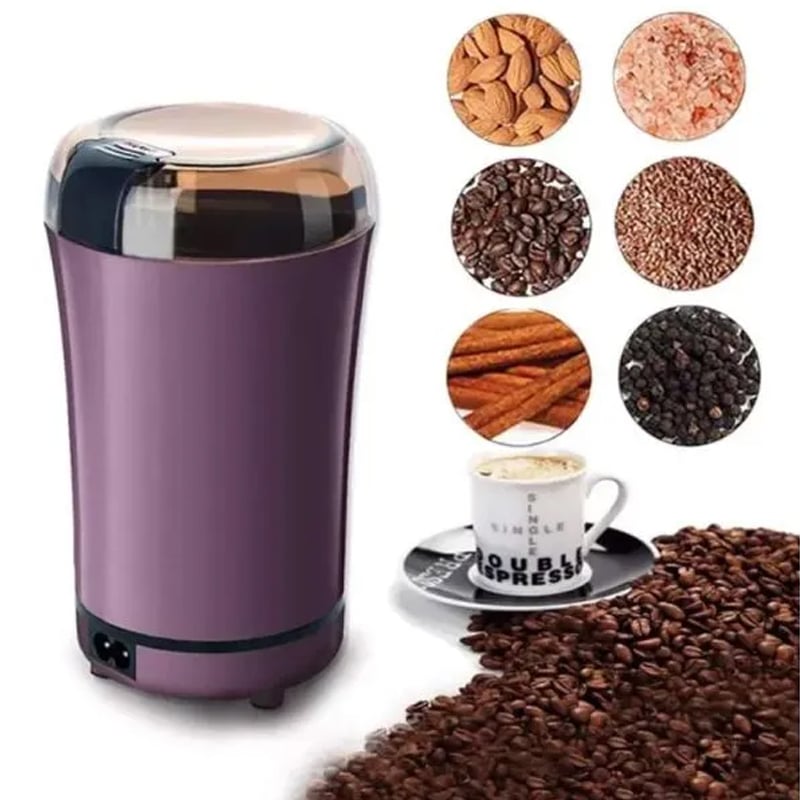 Picture of Mini Electric Blender Grinder Coffee Beans Chopper Superfine Powder Grinding Machine Milling Beans Grain Spices Electric Coffee Grinder Dry Mill Kitchen Tools