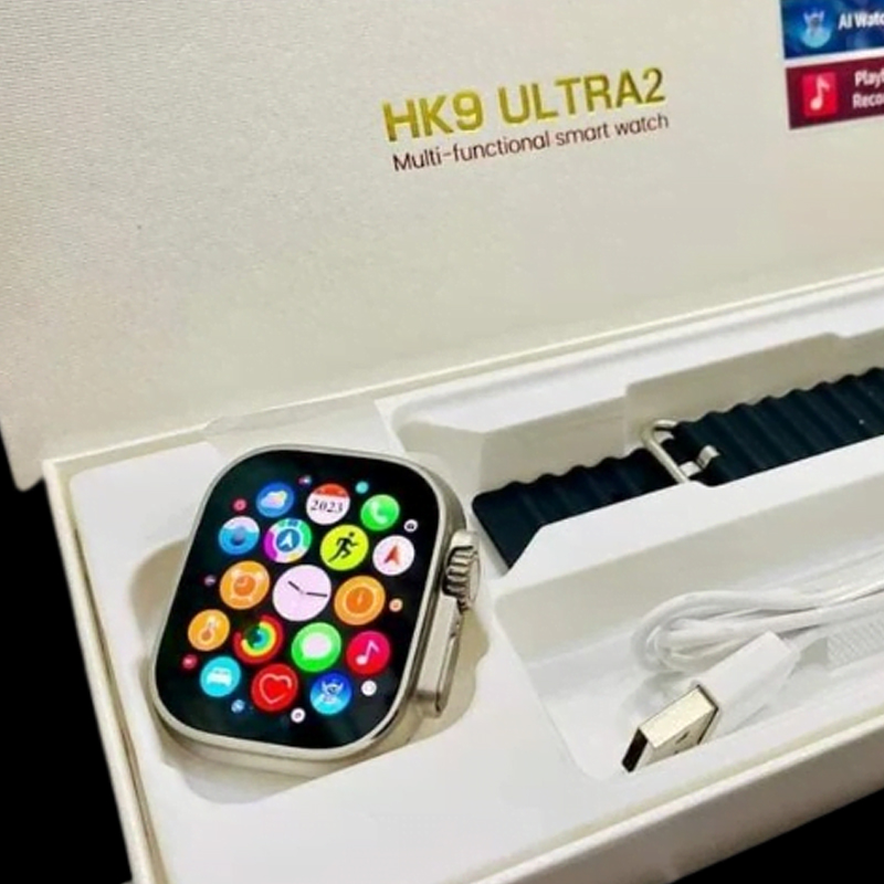 Picture of HK9 Ultra 2 AMOLED smartwatch OS10 2.1 2GB ROM ChatGPT NFC Lingdong Island AI Voice Local Music HK8 Upgrade Fitness Smartwatch