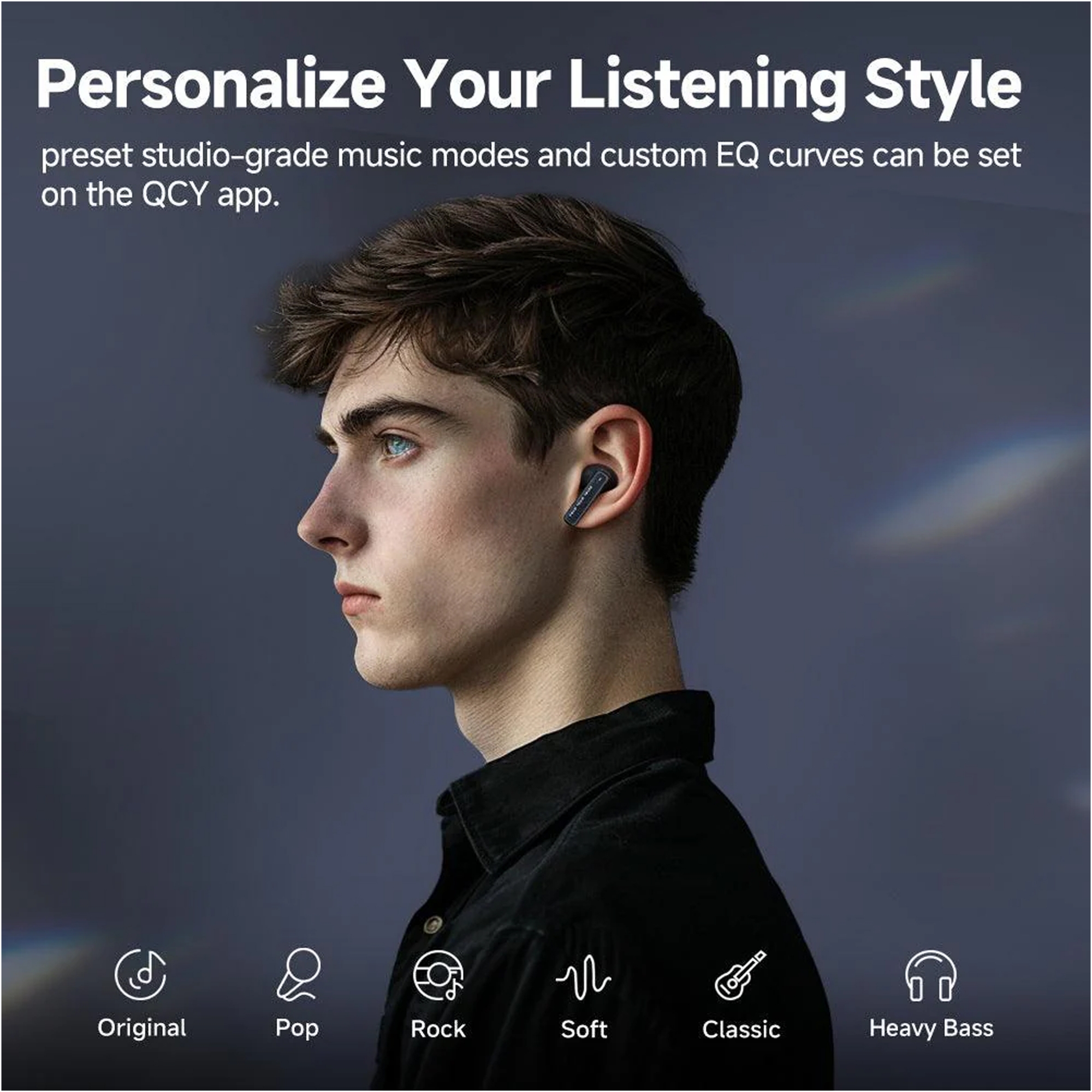 Picture of QCY MeloBuds Neo T31 Sci-Fi Aesthetic Earbuds ANC