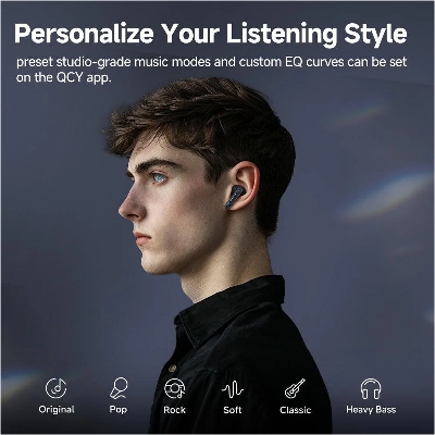 Picture of QCY MeloBuds Neo T31 Sci-Fi Aesthetic Earbuds ANC