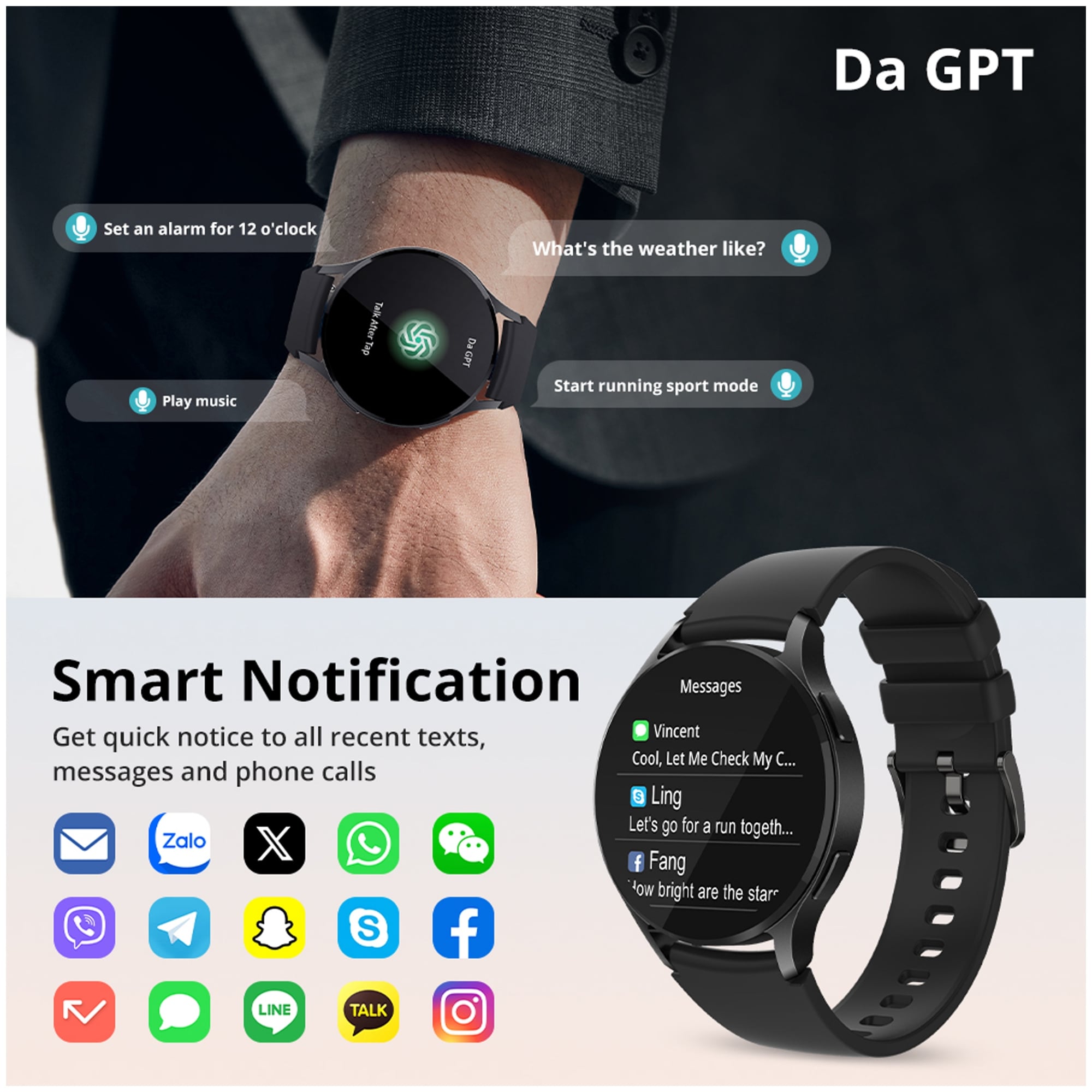 Picture of COLMI i28 Ultra Super Amoled 1.43″ AOD Display Smartwatch with Ai GPT IP68 Waterproof Prayer Times Man Woman Smart Watch