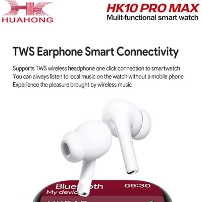 Picture of HK10 Pro Max Smart Watch with AMOLED Display, NFC, and High Refresh Rate