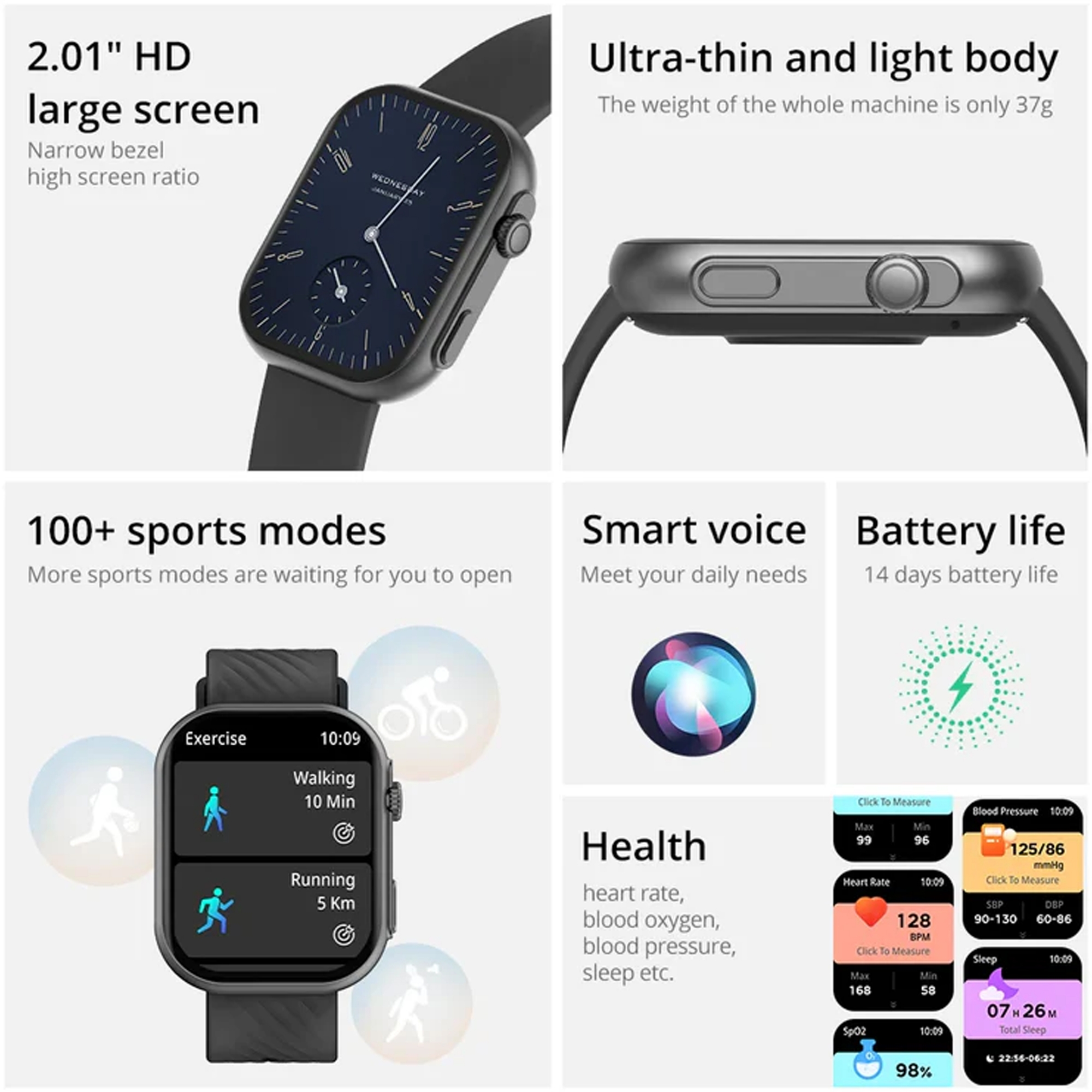 Picture of COLMI P30 Plus Bluetooth Answer Call Smart Watch Men IP67 waterproof Women Dial Call Smartwatch GTS3 GTS 3 for Android iOS Phone