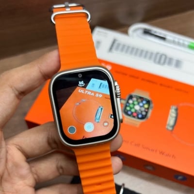 Picture of Ultra S9  Smartwatch 2.2 Inch Waterdrop Display with Dual Camera Calling Feature Google Playstore YouTube Facebook Messenger Tiktok WhatsApp Imo WiFi Ram 4GB Rom 64GB Android 10 700mAh Battery Smartwatch for Men and Women