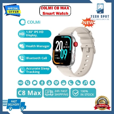 Picture of New COLMI C8 Max Voice Calling Smart Watch 1.93 Large HD Color Display Health and Fitness Tracking Smartwatch for Men and Women