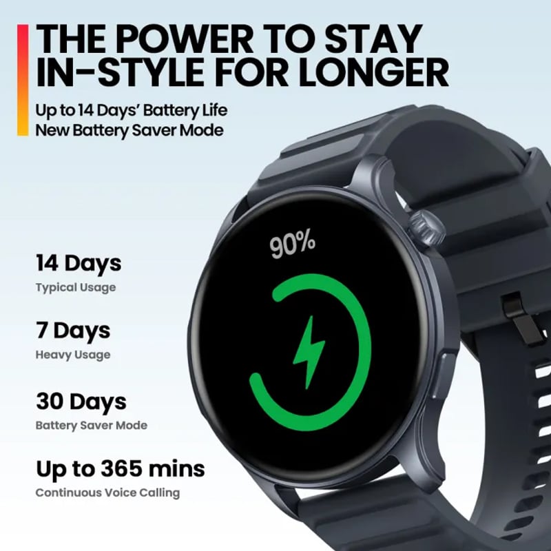 Picture of Zeblaze Btalk 3 Pro Smart Watch Amoled Display Slim & Light Design 24H Heart Rate Hi-Fi Bluetooth Phone Calls Ultra-long 14 day Battery Life