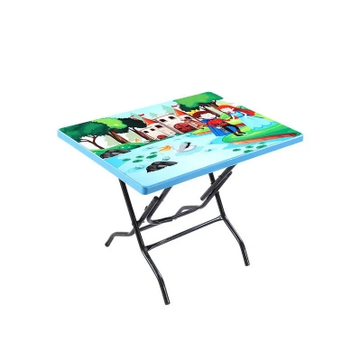 Picture of Kids Reading Table Printed Red-Superman-TEL