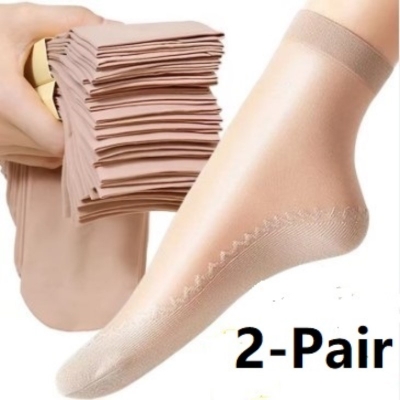 Picture of High QualityNon Slip Summer Velvet Socks For Women Imported CN 2 pair Skin Color