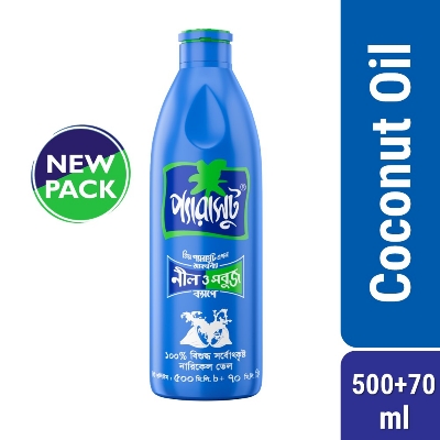 Picture of Parachute Coconut Oil 500ml (FREE 70ml)
