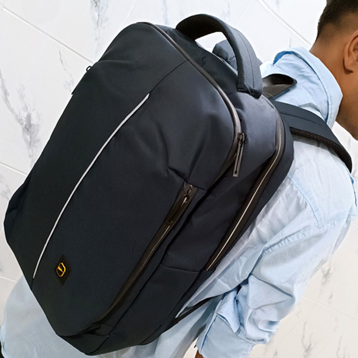 Picture of BackPack for Men, Classic BackPack for Men daily travel, Light weight bag for men daily travel, Simple travel bag for men, unique and light weigh backpack for men
