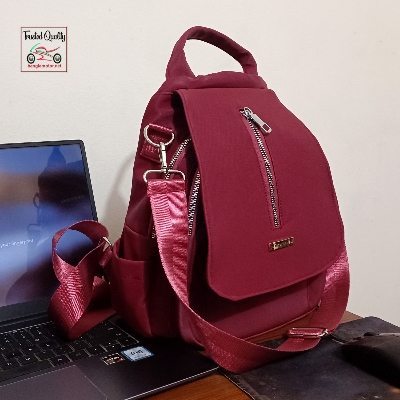 Picture of Fashion Backpack for Stylish Girls | Flap Cover Fashion BackPack