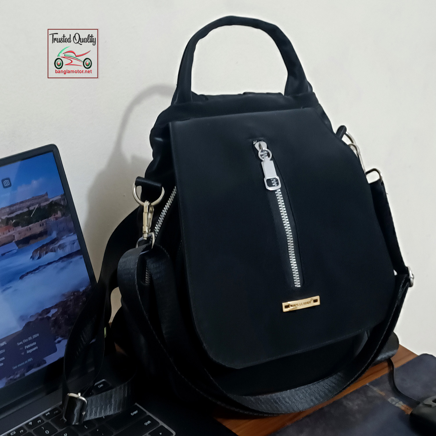 Picture of Fashion Backpack for Stylish Girls | Flap Cover Fashion BackPack