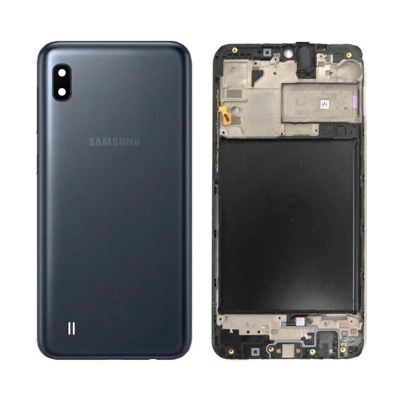 Picture of Samsung Galaxy A10 Front LCD Frame Panel and Back Panel