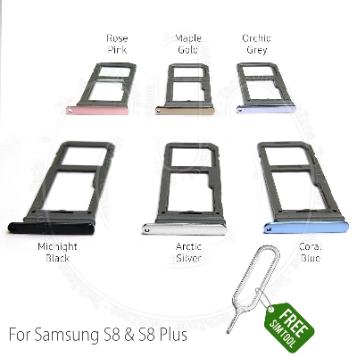 Picture of Sim Tray SD Card Tray Holder Card Compatible with Samsung Galaxy S8 and S8 Plus/Samsung Galaxy S9/S9 Plus Plus