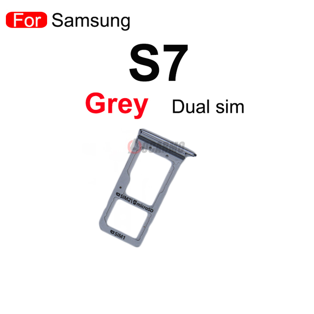Picture of Sim Tray SD Card Tray Holder Card Compatible with Samsung Galaxy S7