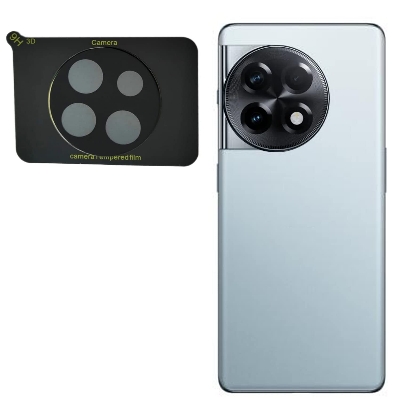 Picture of 3D 9H Camera Glass Lens Cover Tempered Glass Protector For OnePlus 11/ OnePlus 11R 5G Full Coverage 360 Degree Protection Tempered Glass Bubble-Free Anti-Scratch Easy Install Ultra-Thin
