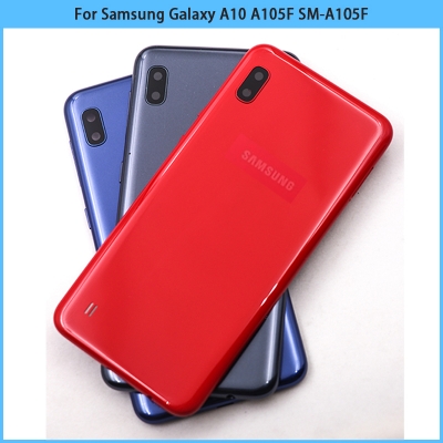 Picture of Samsung Galaxy A10 A105f Back Panel/Backshell/ Casing + Camera Lens + Side Buttons With Logo-All Colors Available