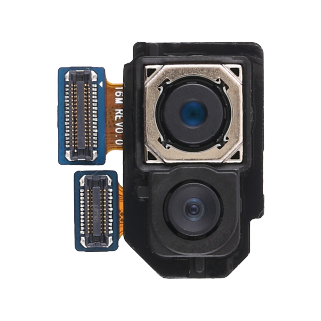 Picture of Back Rear Big Main Camera Module Flex Cable For Samsung Galaxy A30 A305 A305F Small Front Camera Flex Replacement Parts