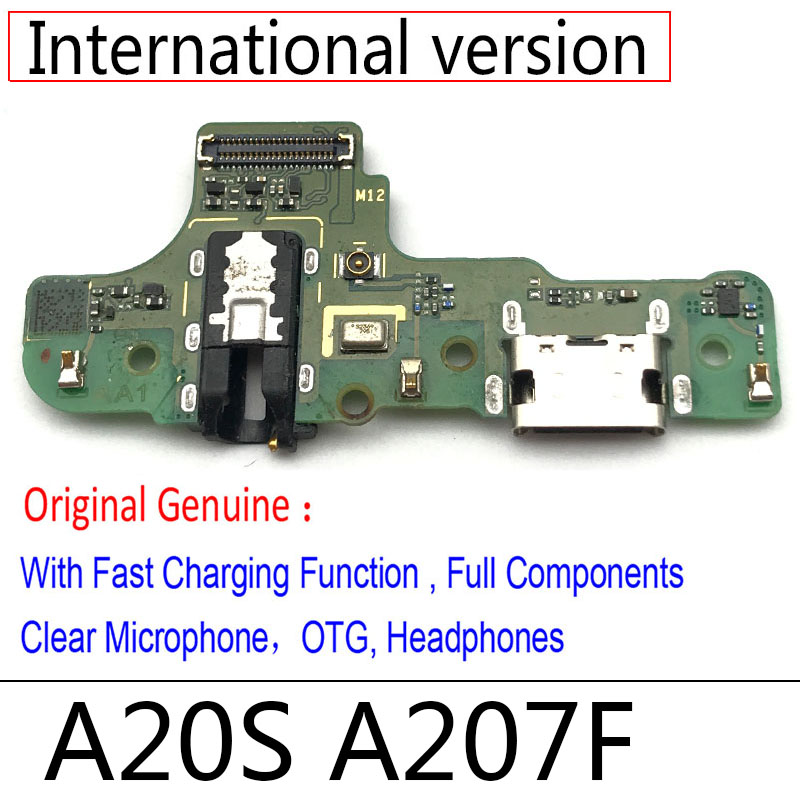 Picture of Charging Logic Board For Samsung Galaxy A10s A107 M15 M16 Charging Port For Samsung Galaxy A20s A207 M12 M14 USB Plug PCB Dock Connector Spare parts