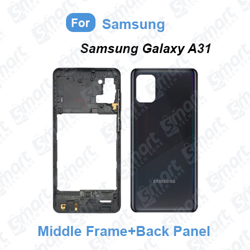 Picture of Samsung Galaxy A31 Middle Bezel Housing Frame and Back Panel Without Front LCD Frame Panel