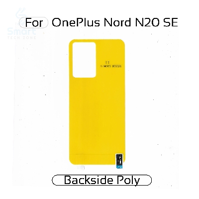 Picture of OnePlus Nord N20 SE Back Transparent Poly For Your Device Safe and Scratch Free
