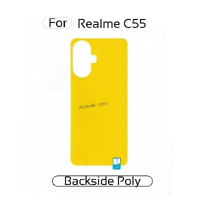 Picture of Realme C55 Back Transparent Poly For Your Device Safe and Scratch Free