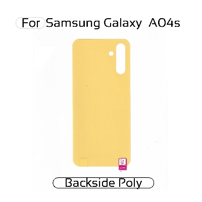 Picture of Samsung Galaxy  A04s  Back Transparent Poly For Your Device Safe and Scratch Free