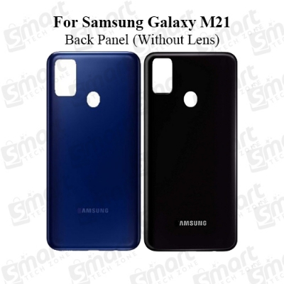 Picture of Samsung Galaxy M21 Back Housing Frame / Back Panel / Backshell Without Camera Glass With Proper Logo