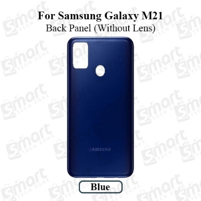 Picture of Samsung Galaxy M21 Back Housing Frame / Back Panel / Backshell Without Camera Glass With Proper Logo