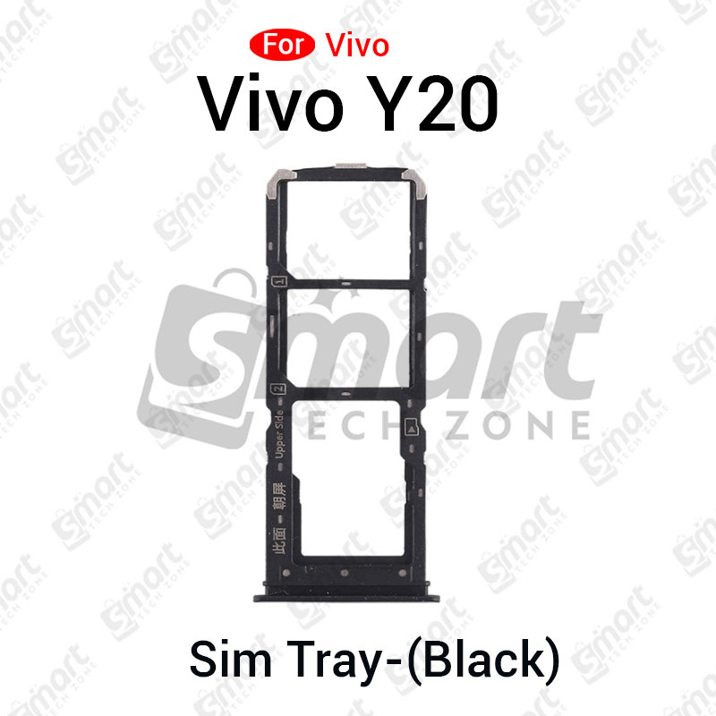 Picture of Vivo Y20 Sim Tray Micro SD Card Slot with Sim Ejector Pin Replacement Parts