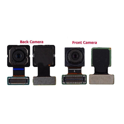 Picture of Back Rear Big Main Camera Module Flex Cable For Samsung Galaxy J7 Prime SM-G610 Small Front Camera Flex Replacement Parts